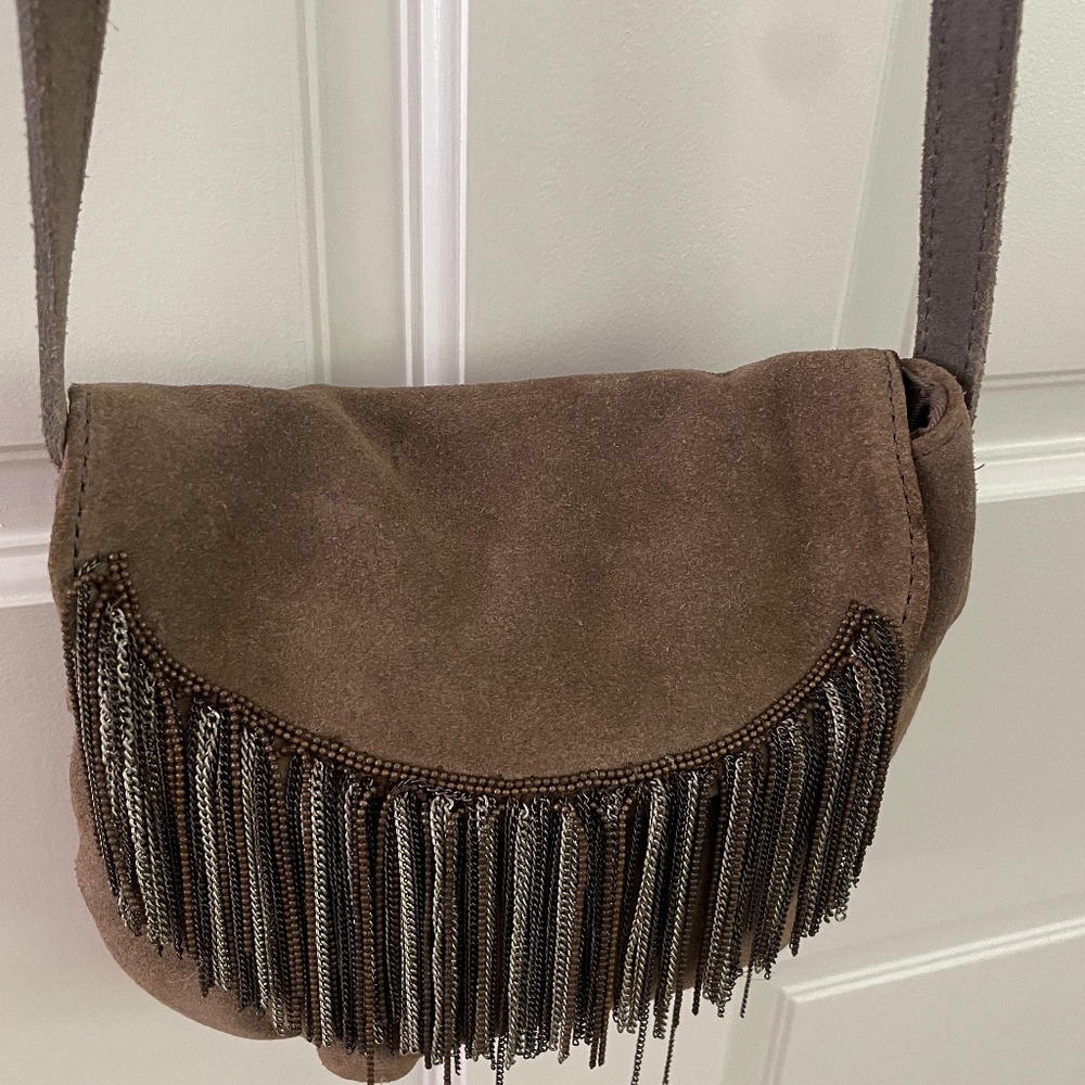 Lucky Brand Fringed Boho Bag